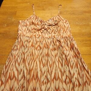 Women's Orange Patterned Nine West Dress
